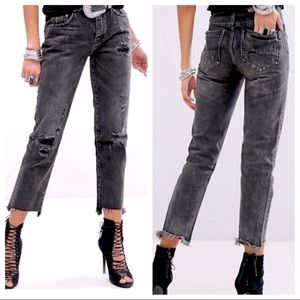 One Teaspoon Double Bass High Waist Awesome Baggies Jeans Size 26